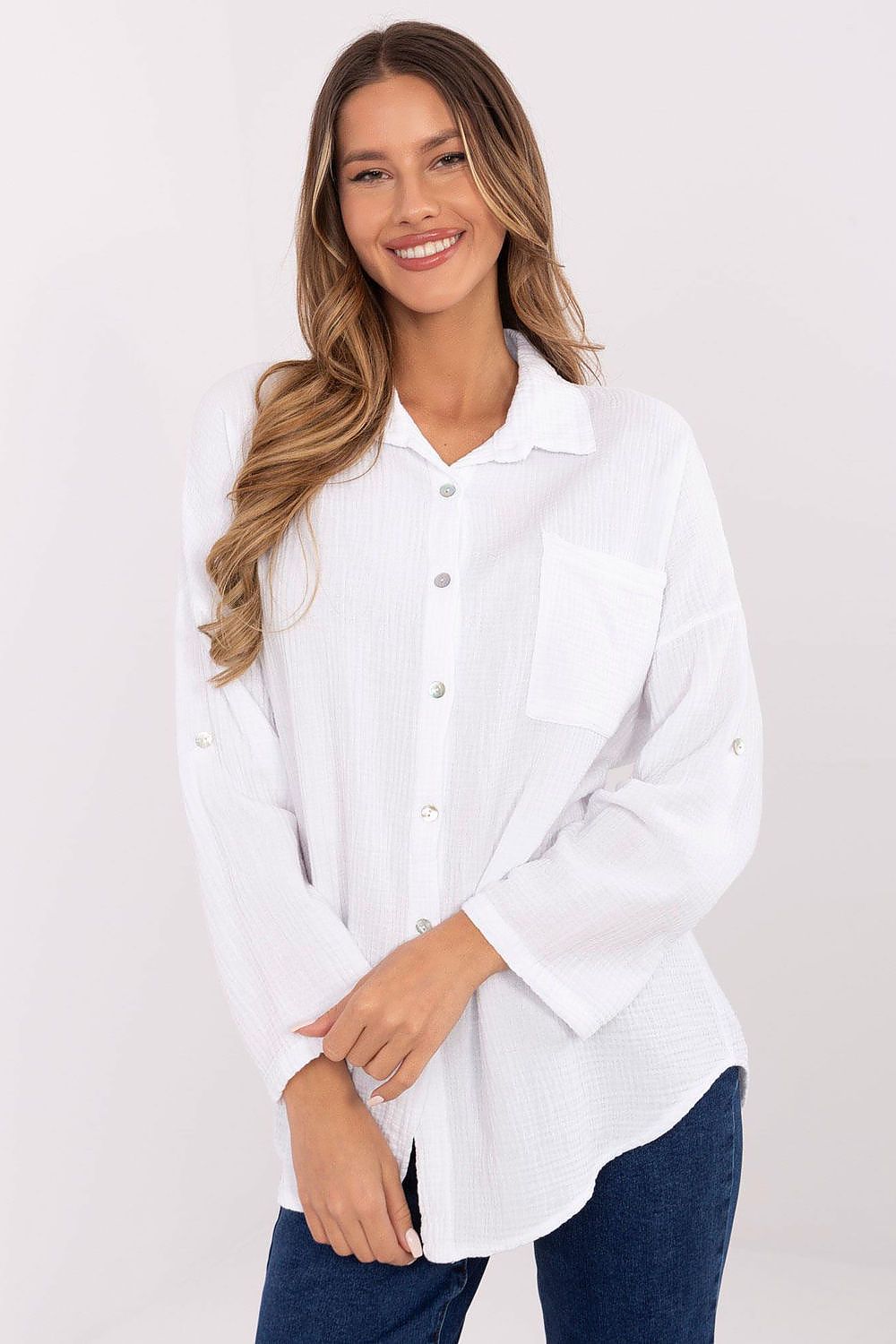 Long sleeve shirt model 210013 Italy Moda