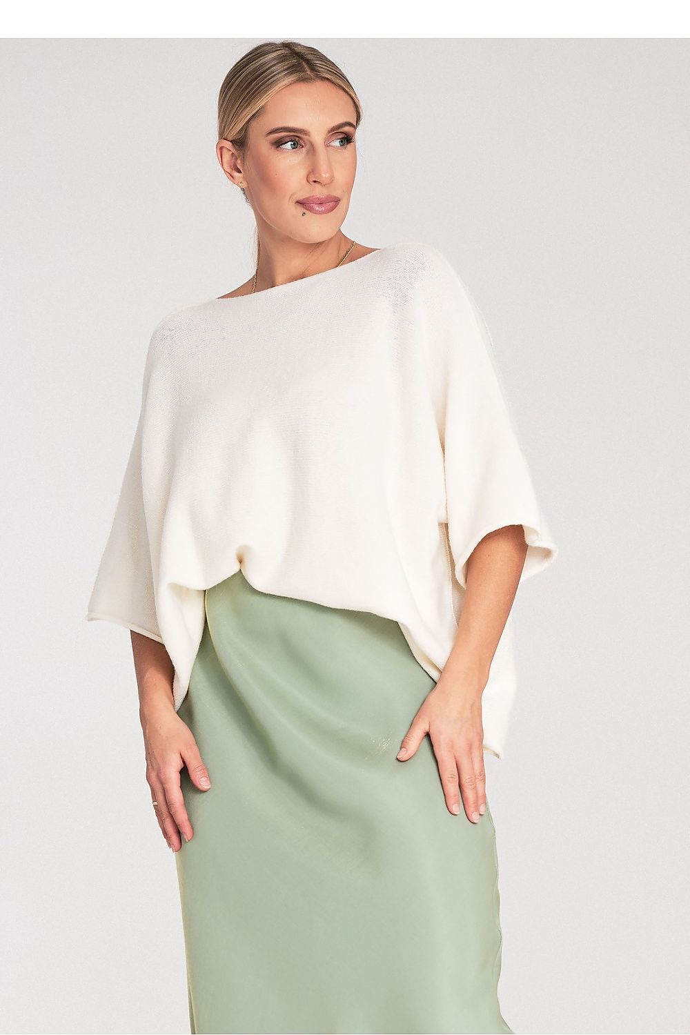 Bat style blouse model 217076 Figl