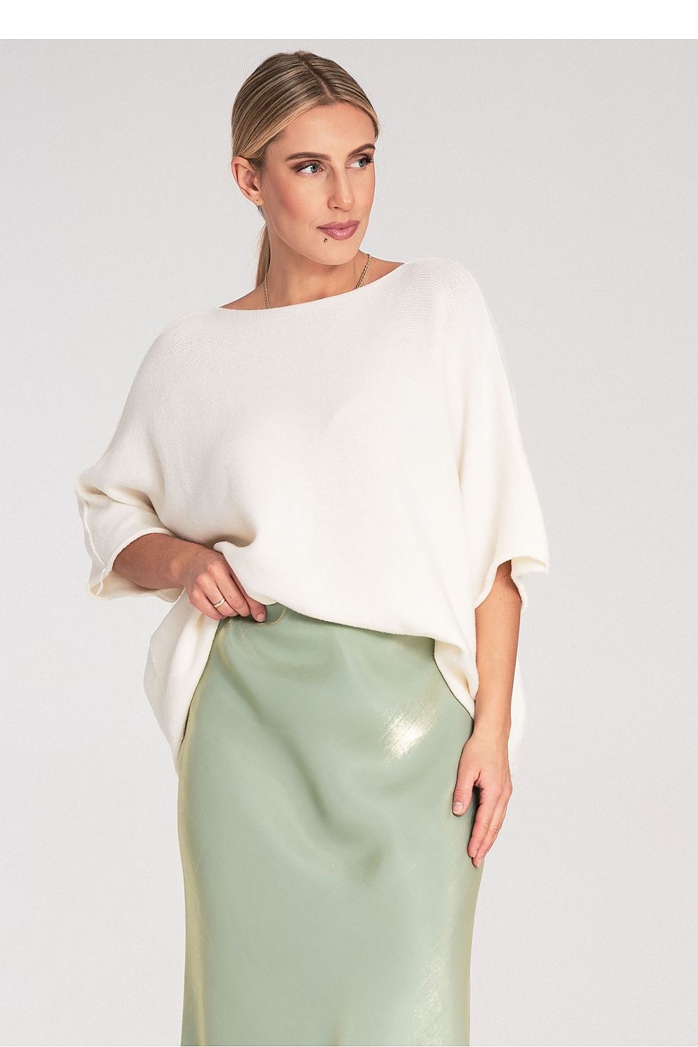 Bat style blouse model 217076 Figl