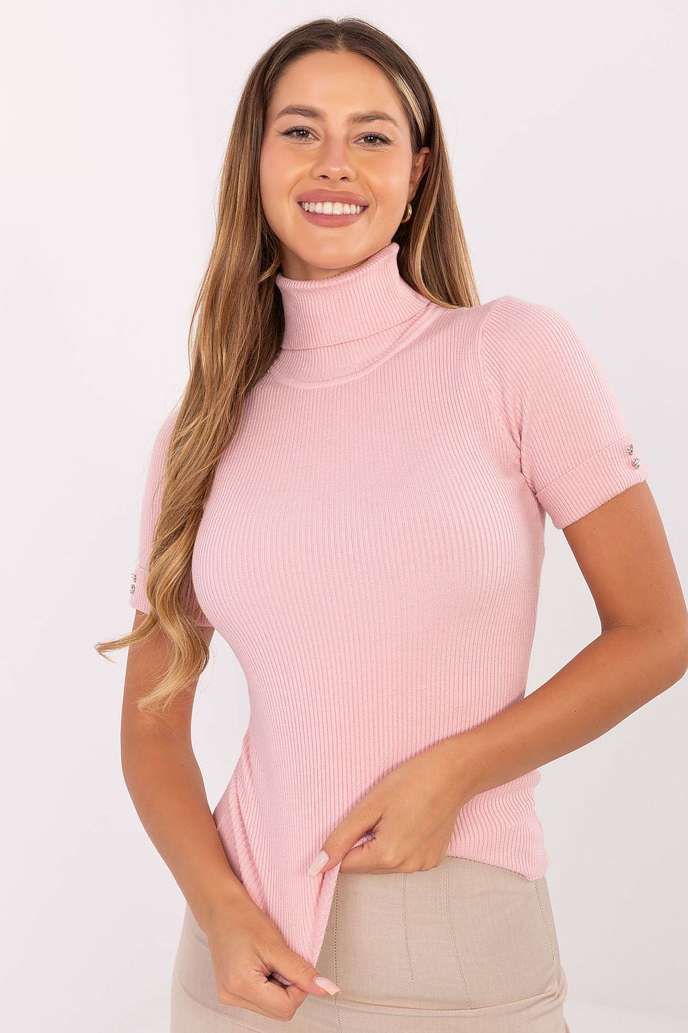 Short sleeve sweater model 217327 Factory Price