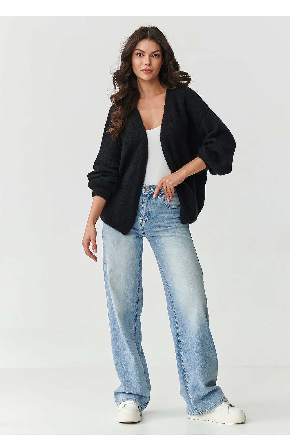 Cardigan model 217371 Makadamia