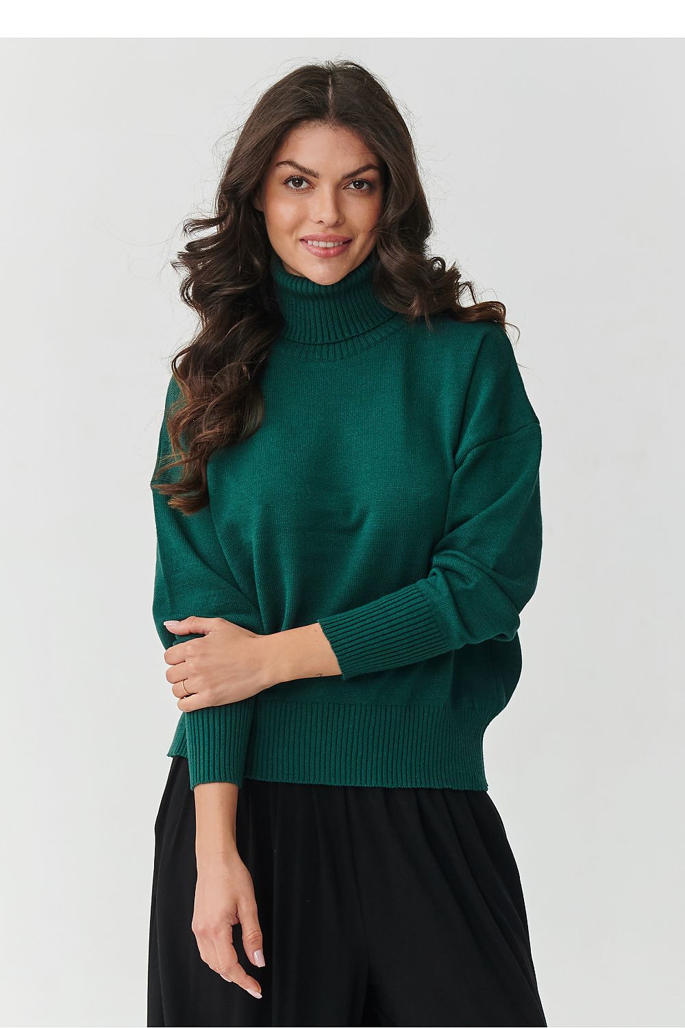 Turtleneck model 217396 Makadamia