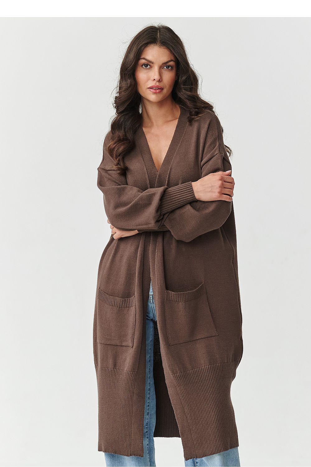 Cardigan model 218106 Makadamia
