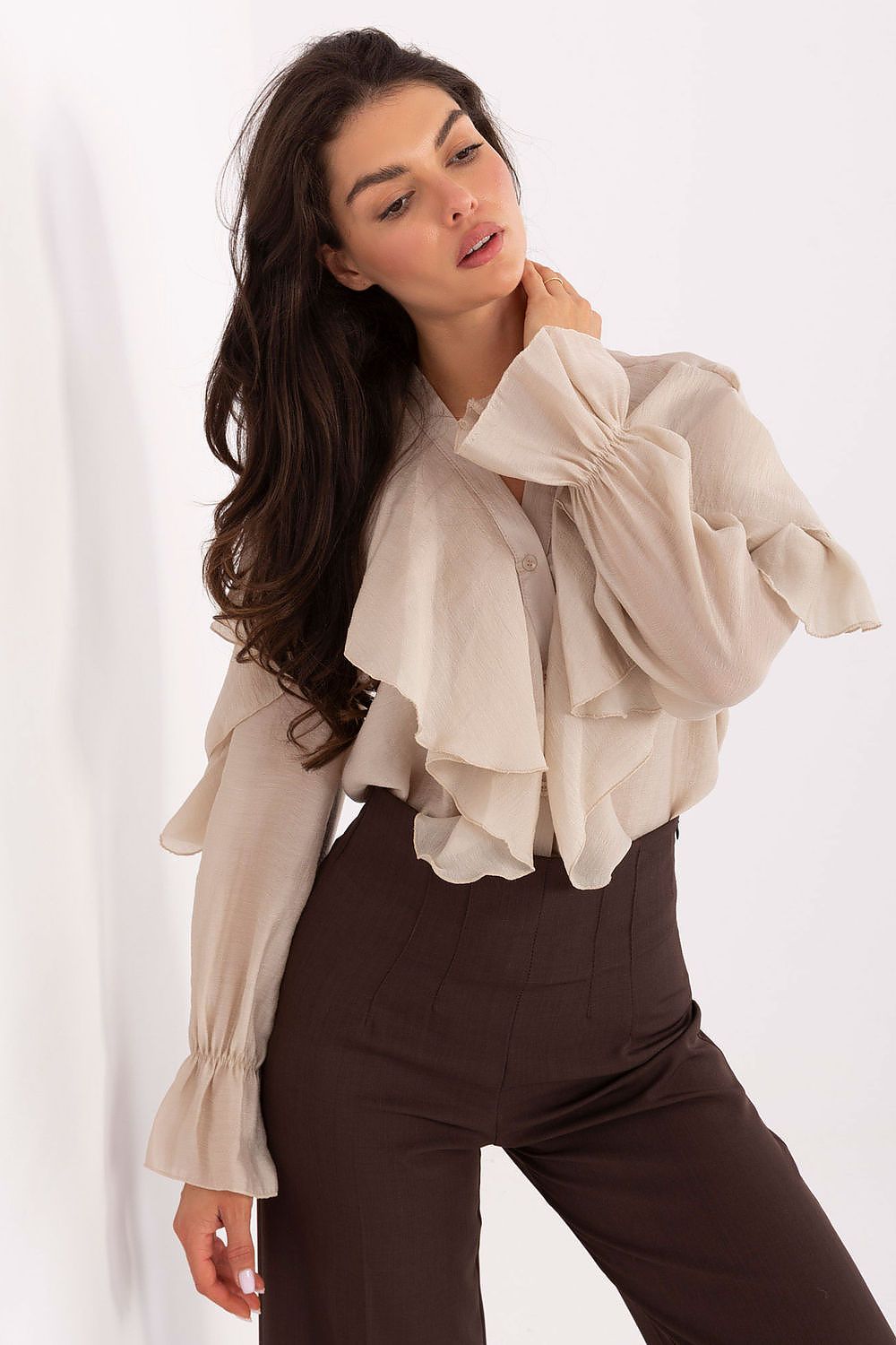 Long sleeve shirt model 218413 Rue Paris