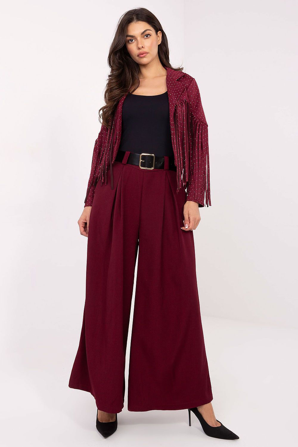 Women trousers model 220026 Italy Moda