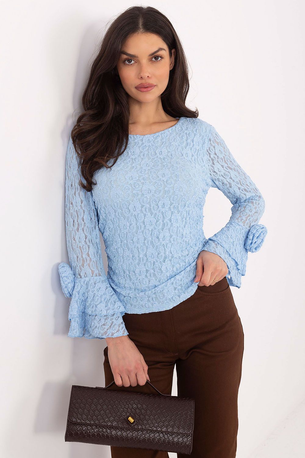 Lace blouse model 222738 Italy Moda