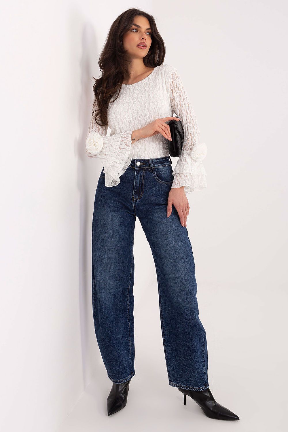 Lace blouse model 222743 Italy Moda
