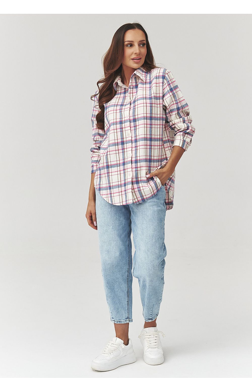 Long sleeve shirt model 223230 Makadamia