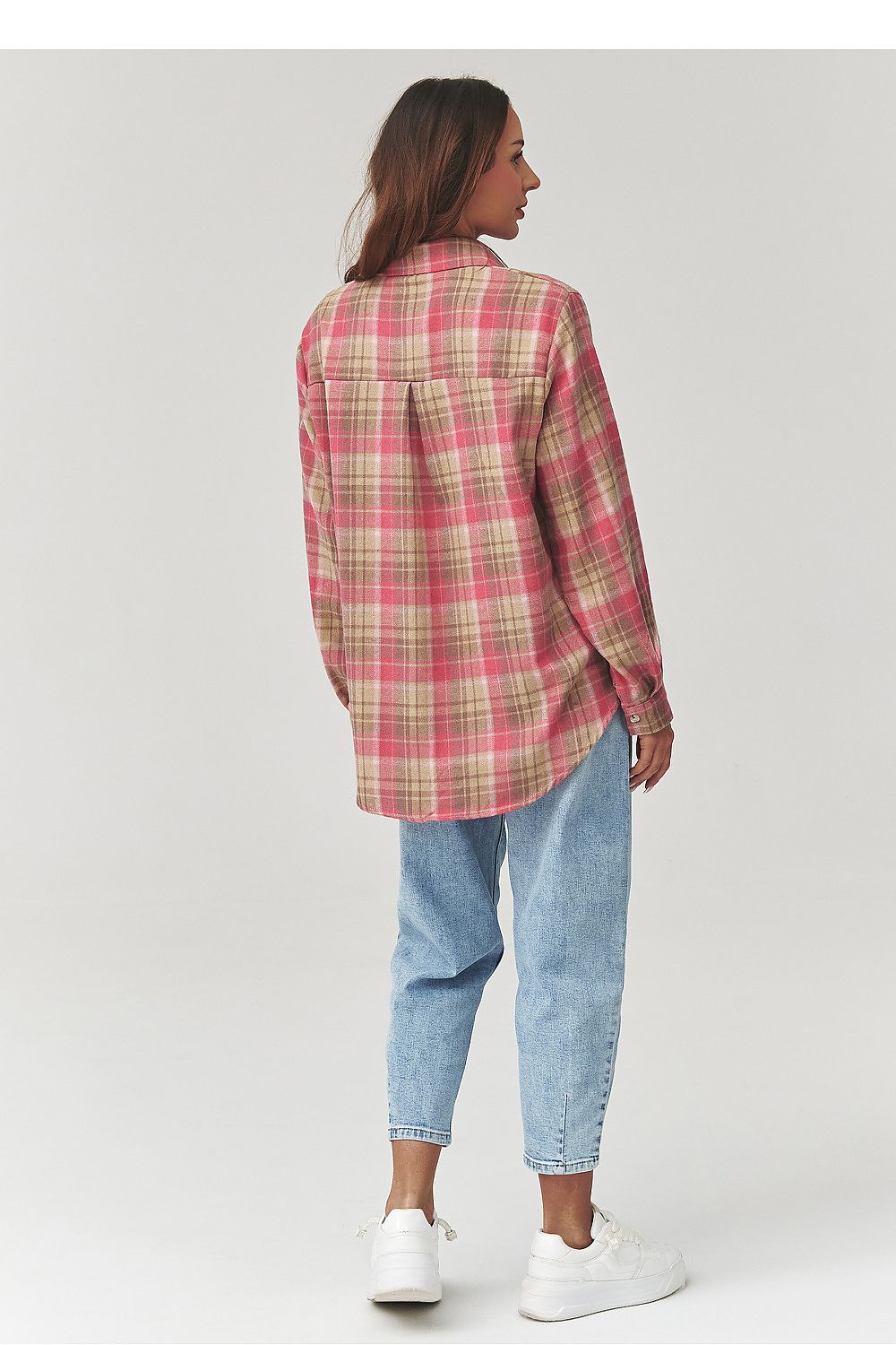 Long sleeve shirt model 223231 Makadamia