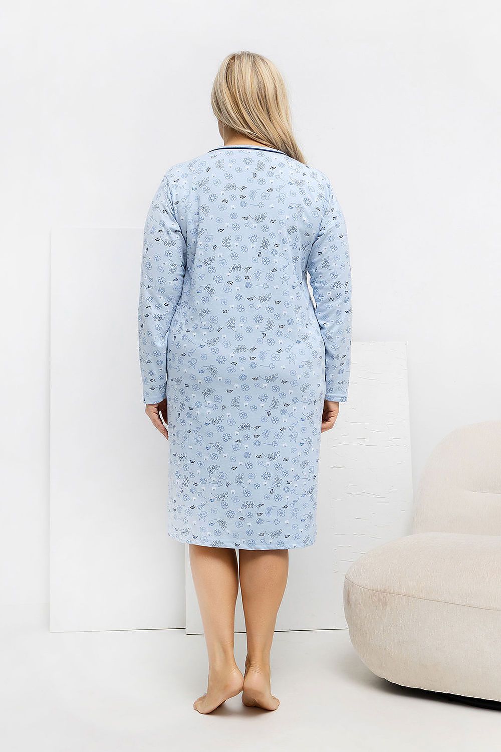 Plus Size Nightgown model 223308 Forever Pink