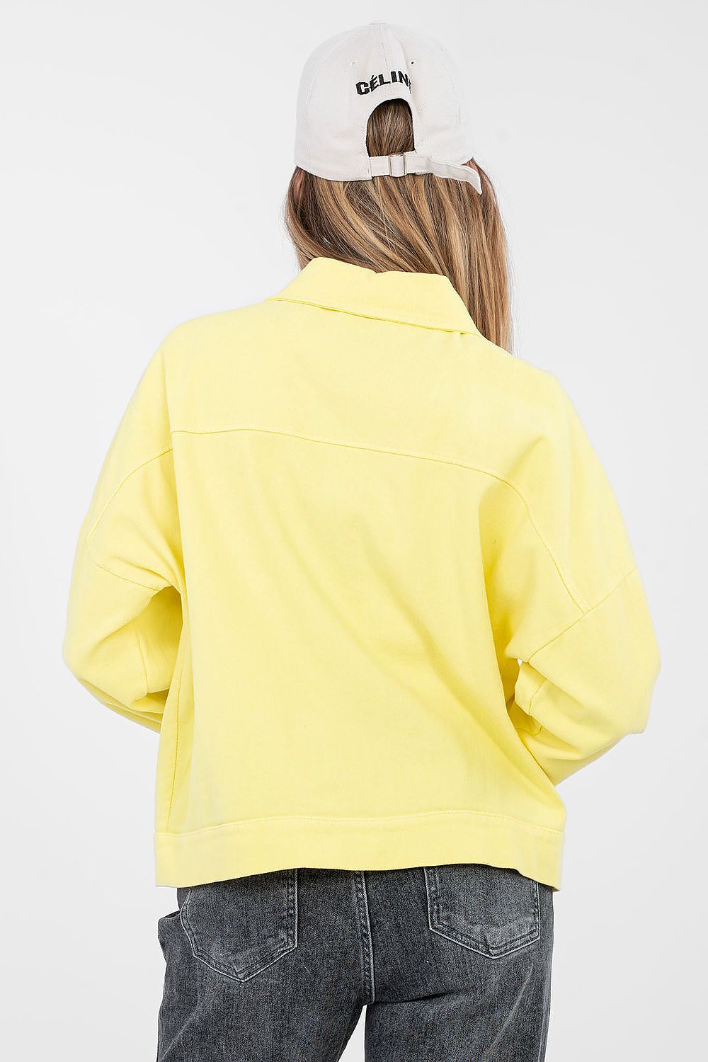Denim jacket model 223817 Rue Paris