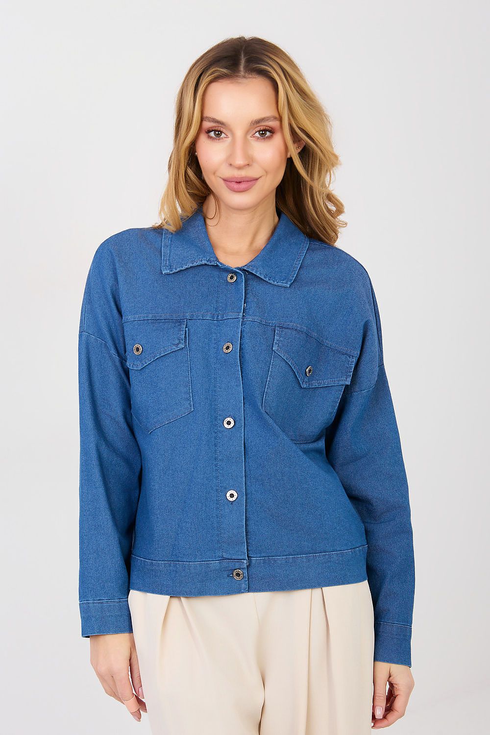 Denim jacket model 223822 Rue Paris