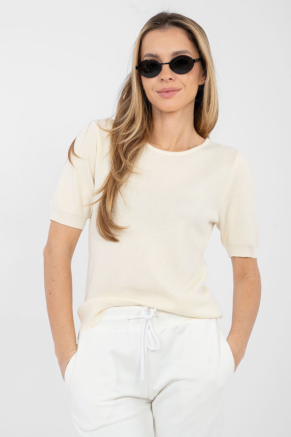 Short sleeve sweater model 223991 Factory Price