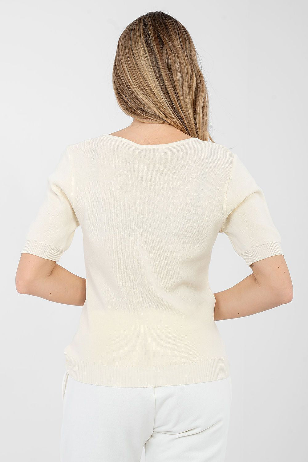 Short sleeve sweater model 223991 Factory Price
