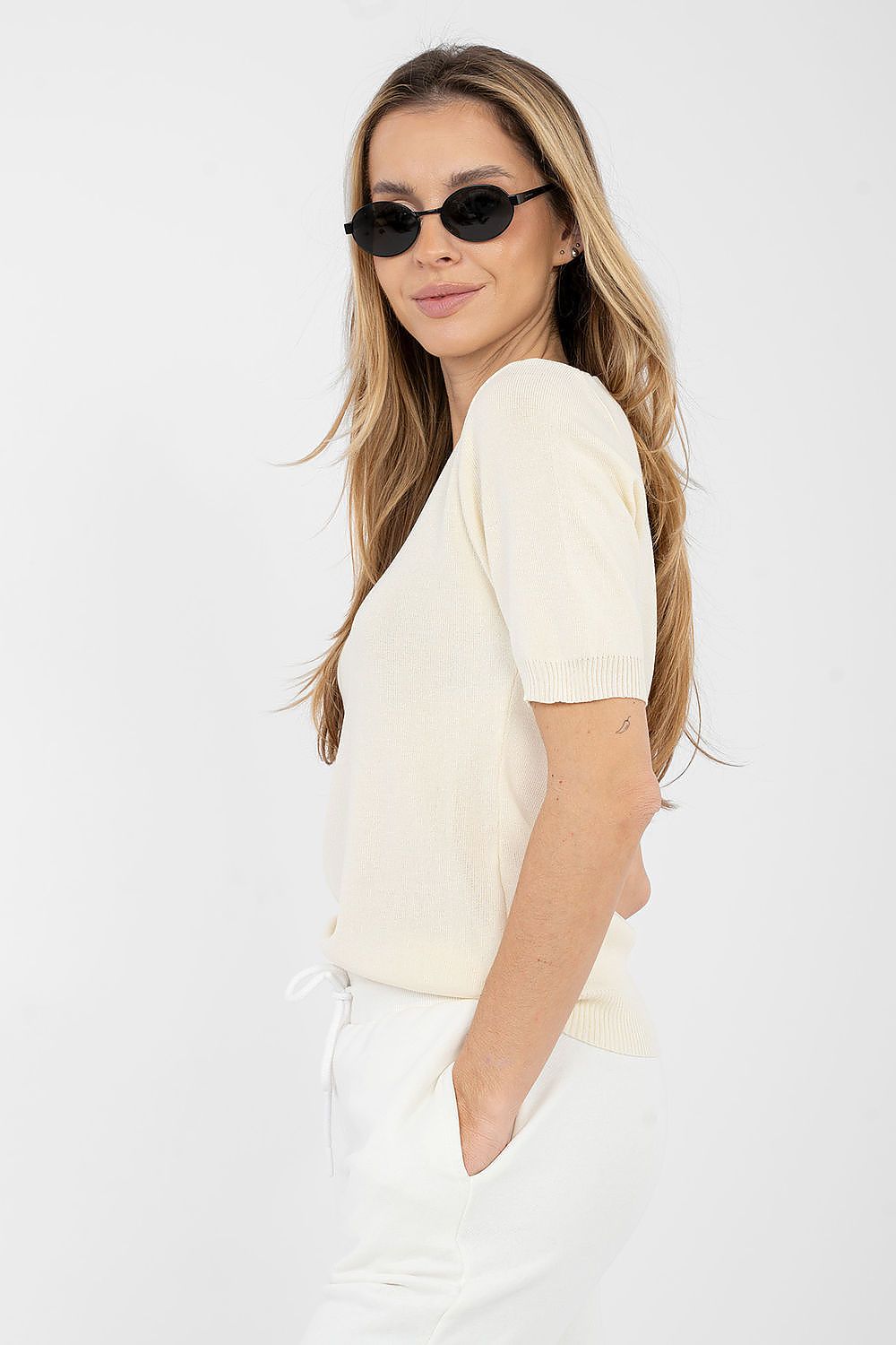 Short sleeve sweater model 223991 Factory Price
