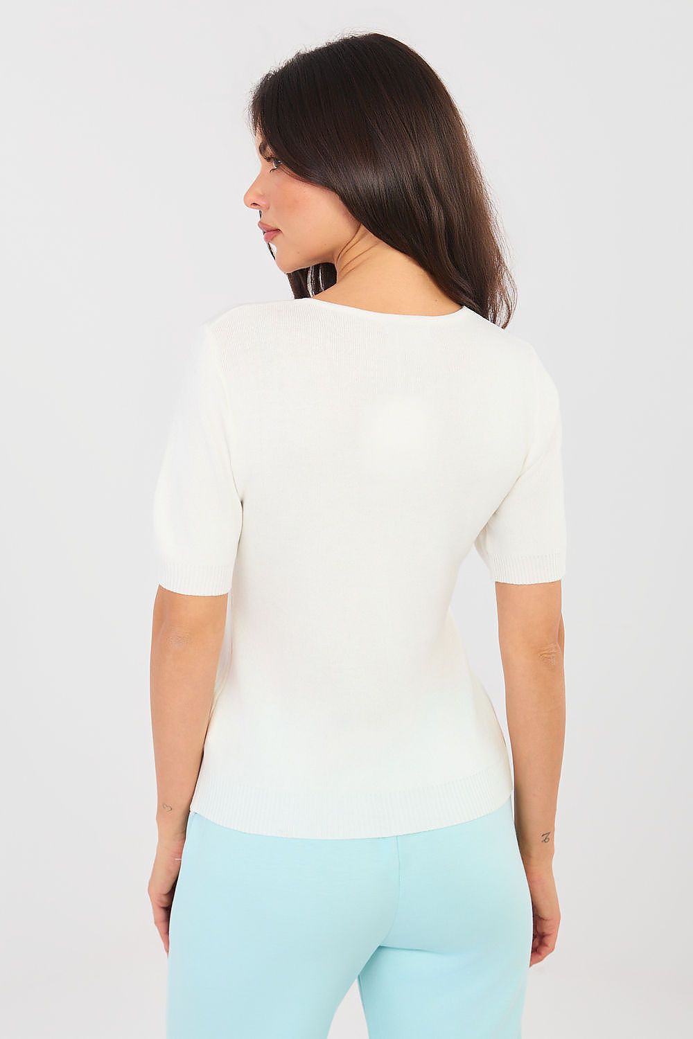 Short sleeve sweater model 224000 Factory Price