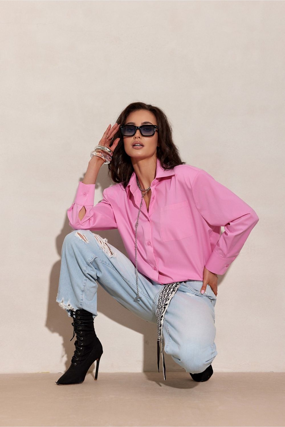 Long sleeve shirt model 224031 Roco Fashion