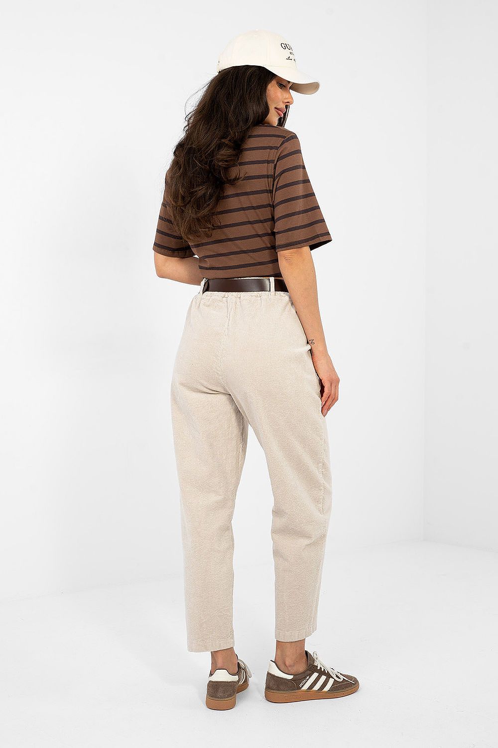 corduroy trousers model 224053 Italy Moda