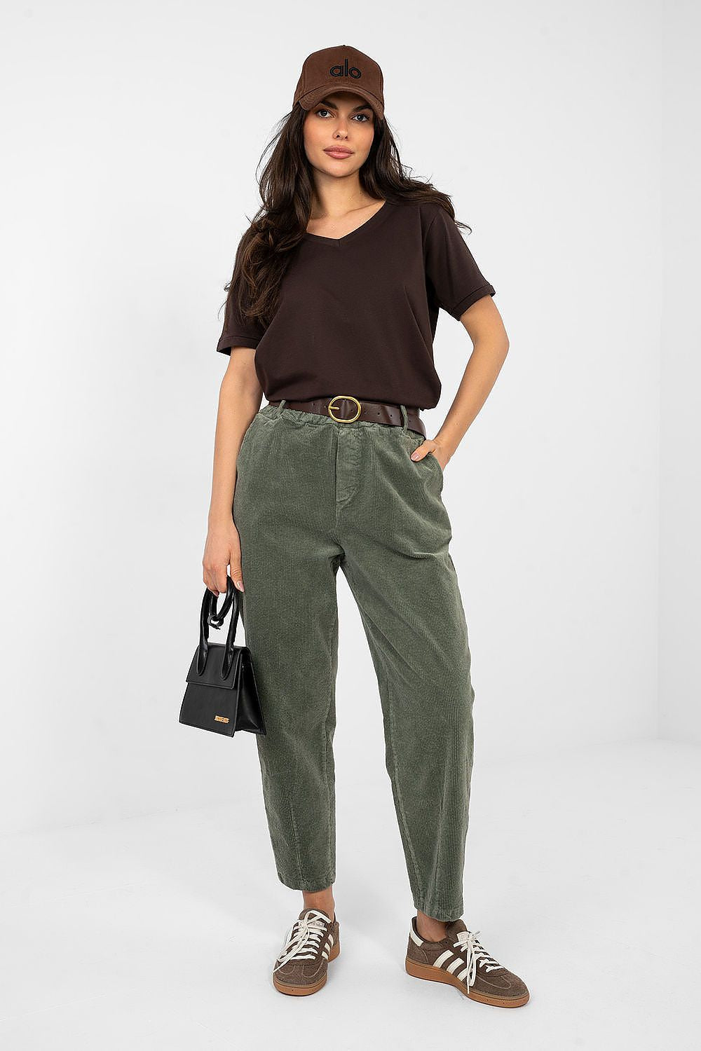 corduroy trousers model 224054 Italy Moda