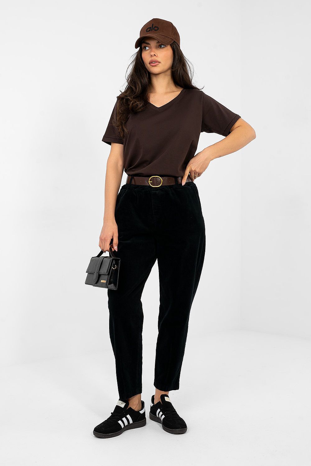 corduroy trousers model 224056 Italy Moda
