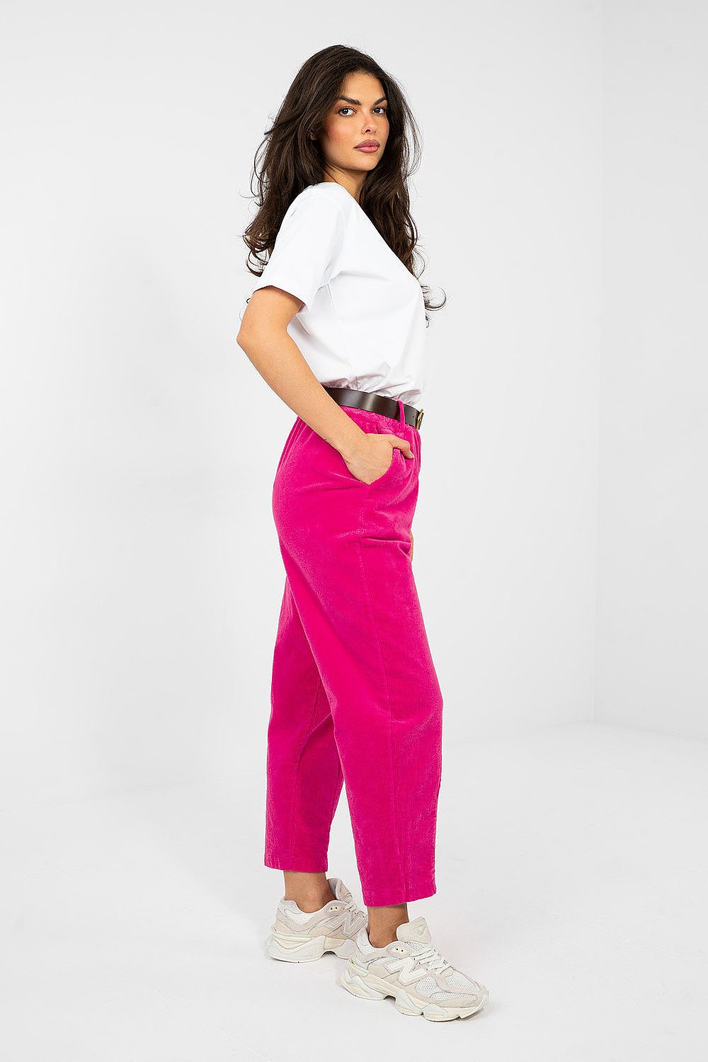 corduroy trousers model 224059 Italy Moda