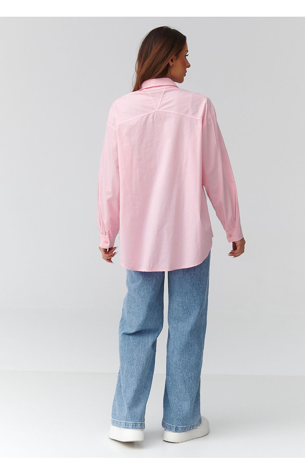 Long sleeve shirt model 224100 Makadamia