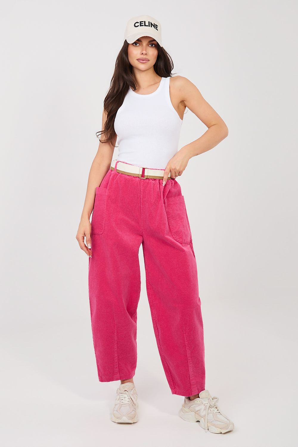 corduroy trousers model 225095 Rue Paris
