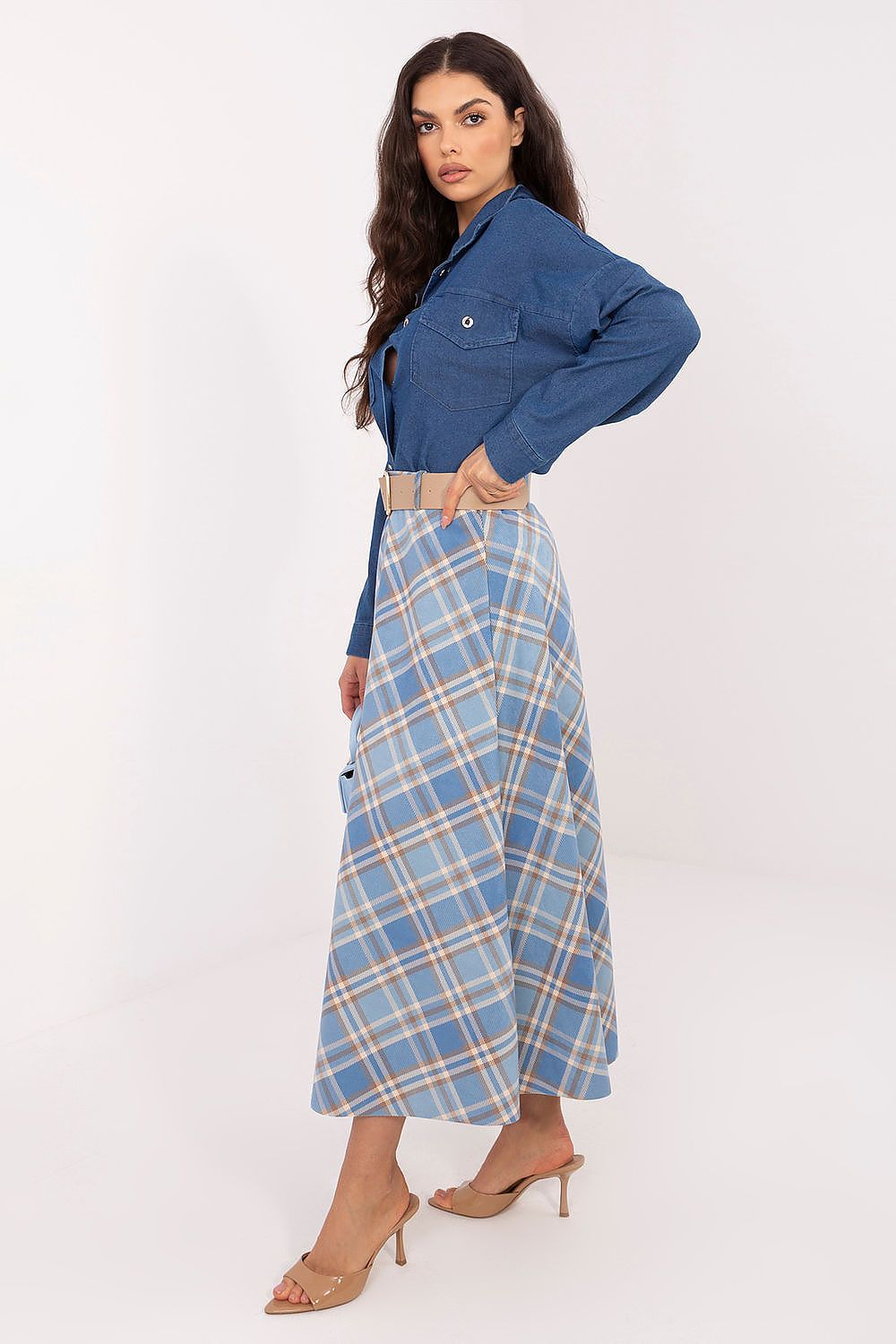 Long skirt model 226010 Italy Moda