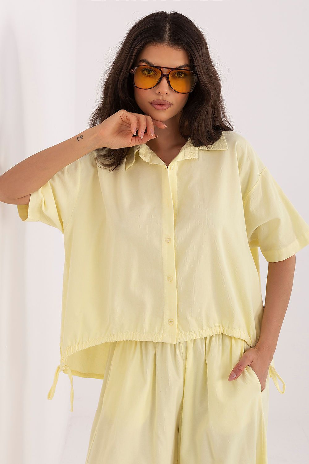 Short sleeve shirt model 226015 Italy Moda
