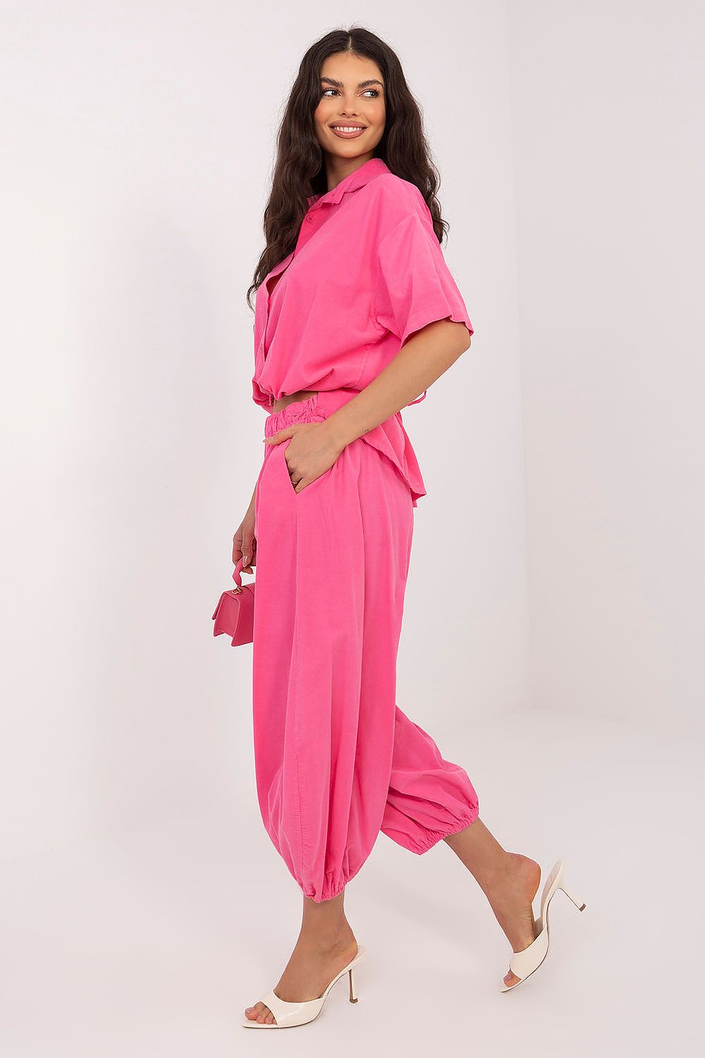 corduroy trousers model 226232 Italy Moda