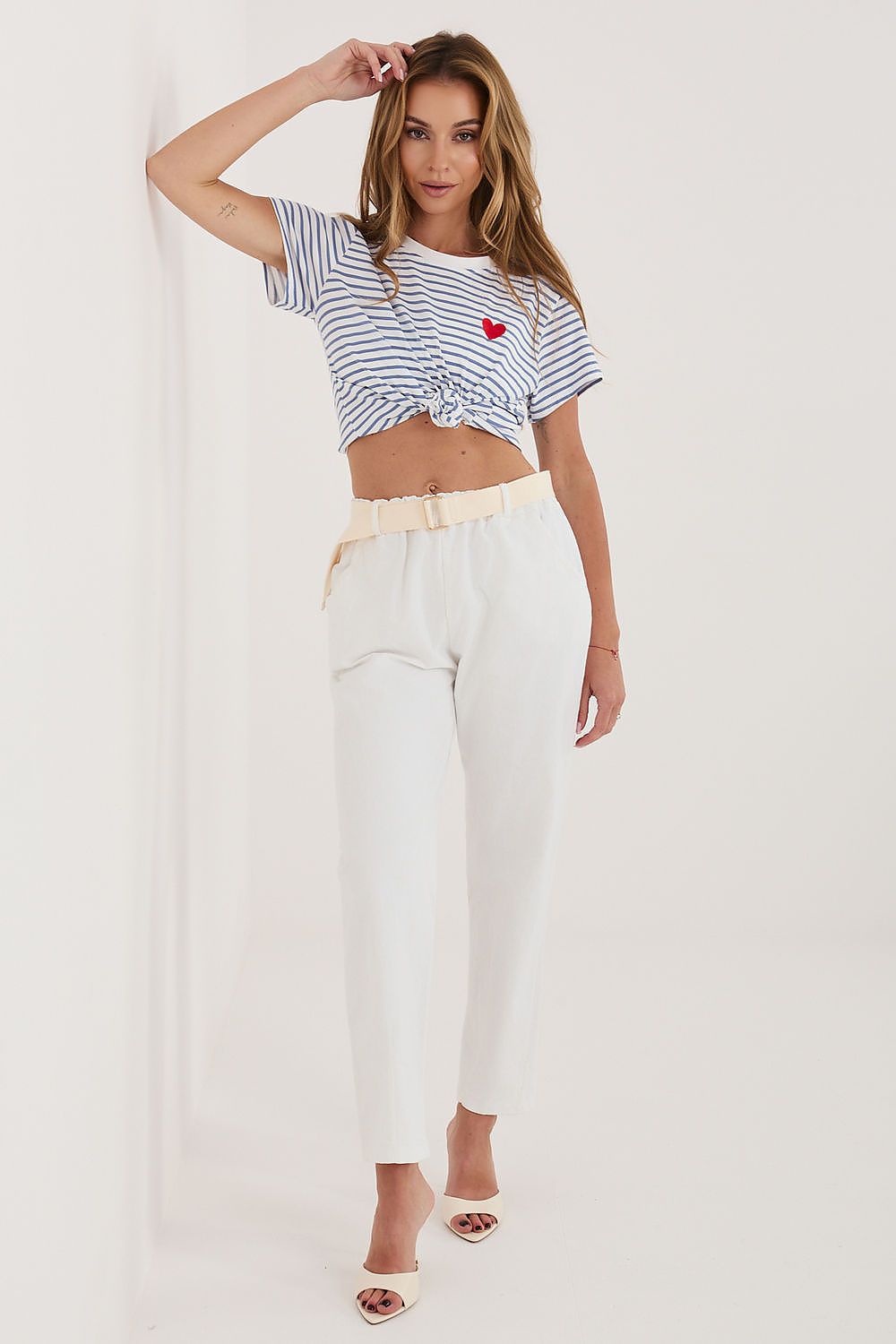 corduroy trousers model 226457 Italy Moda