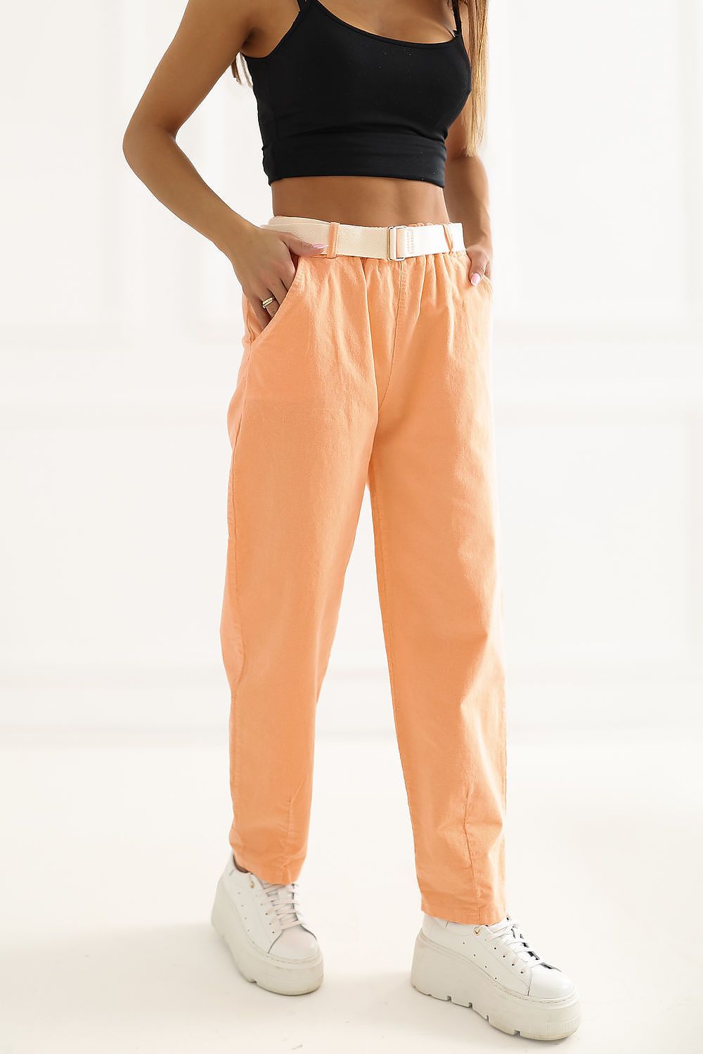 corduroy trousers model 226458 Italy Moda