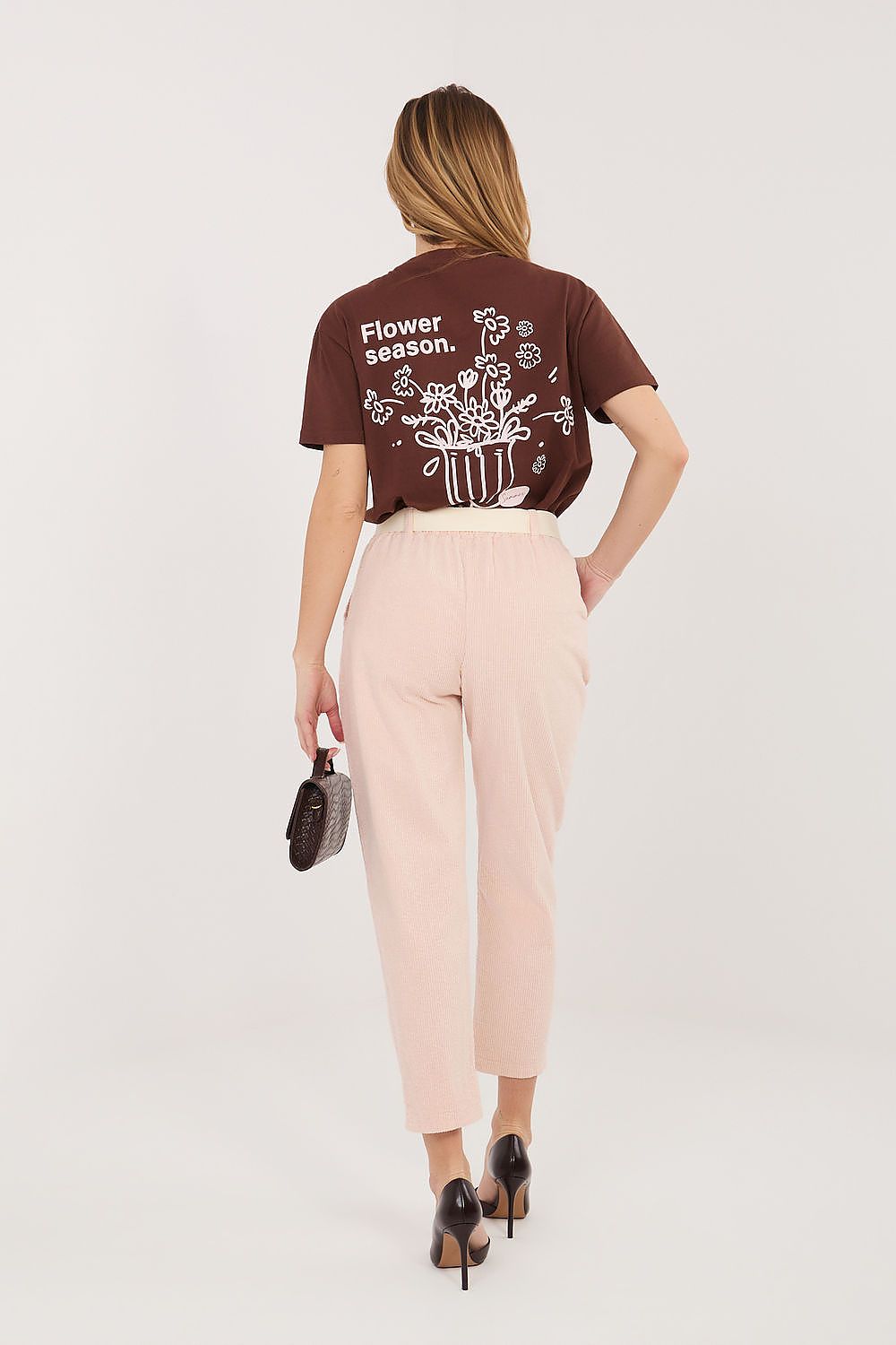 corduroy trousers model 226479 Italy Moda