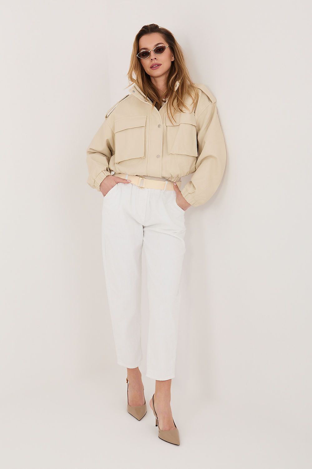corduroy trousers model 226481 Italy Moda