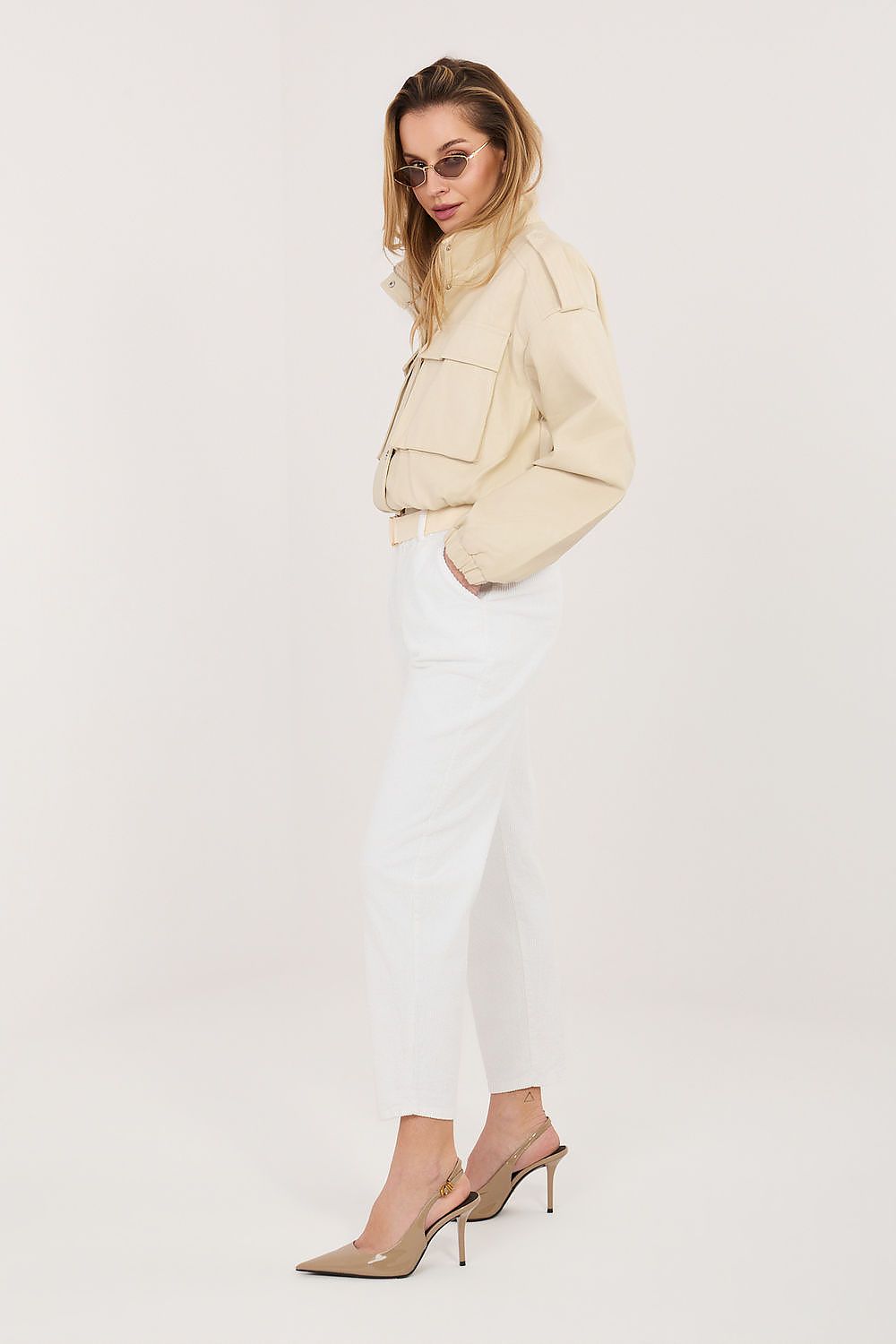corduroy trousers model 226481 Italy Moda