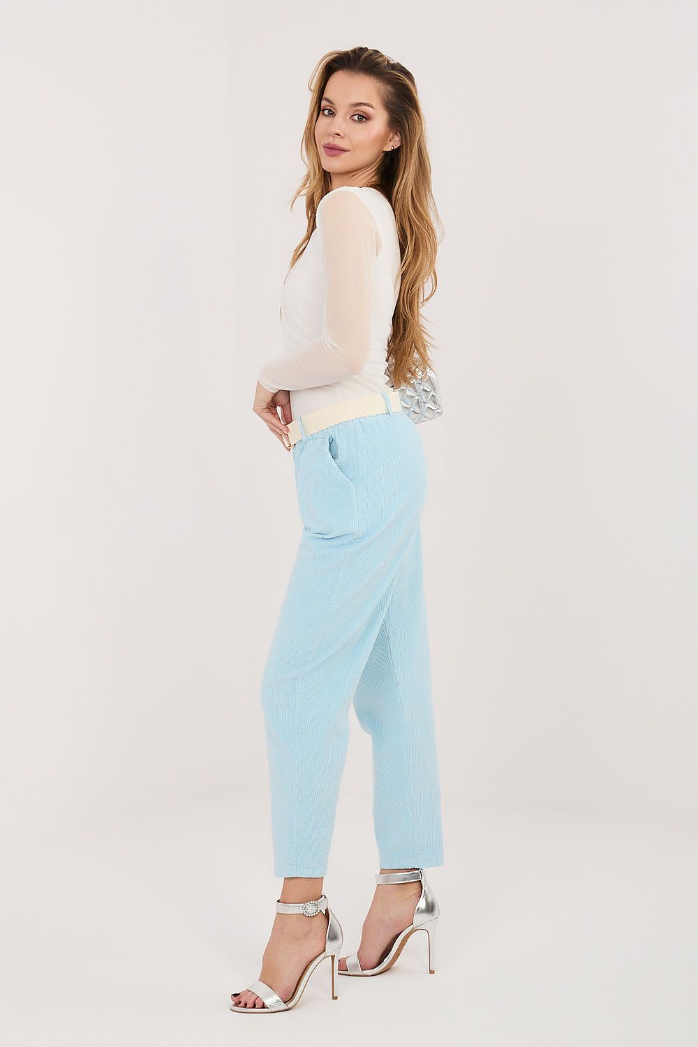corduroy trousers model 226482 Italy Moda
