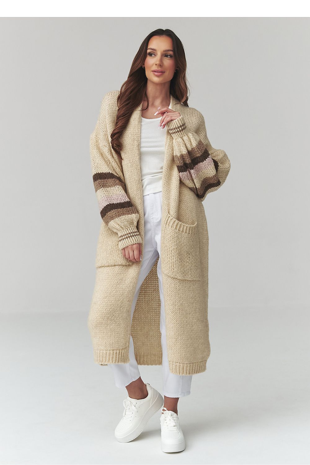 Cardigan model 226865 Makadamia