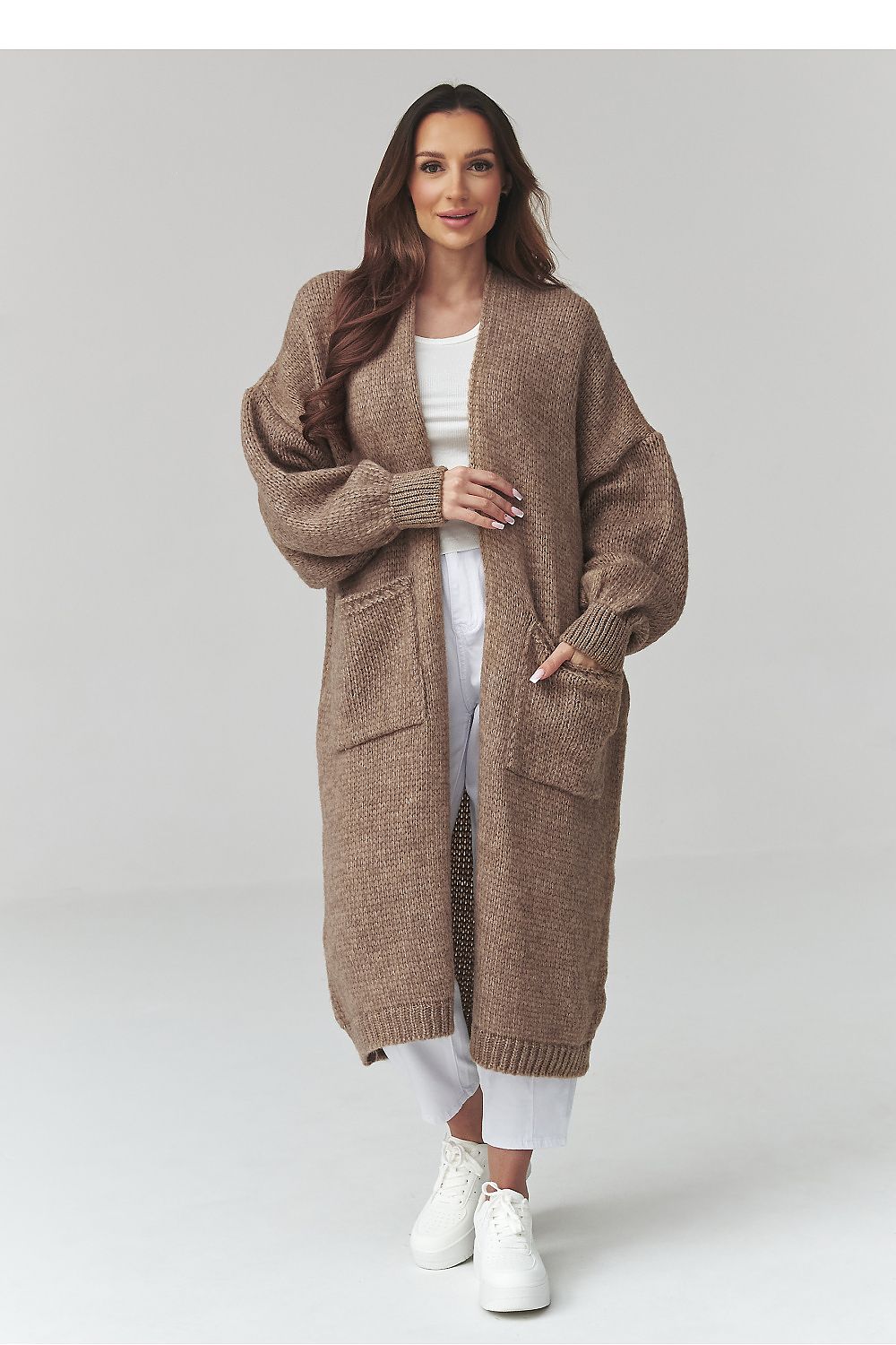 Cardigan model 226869 Makadamia