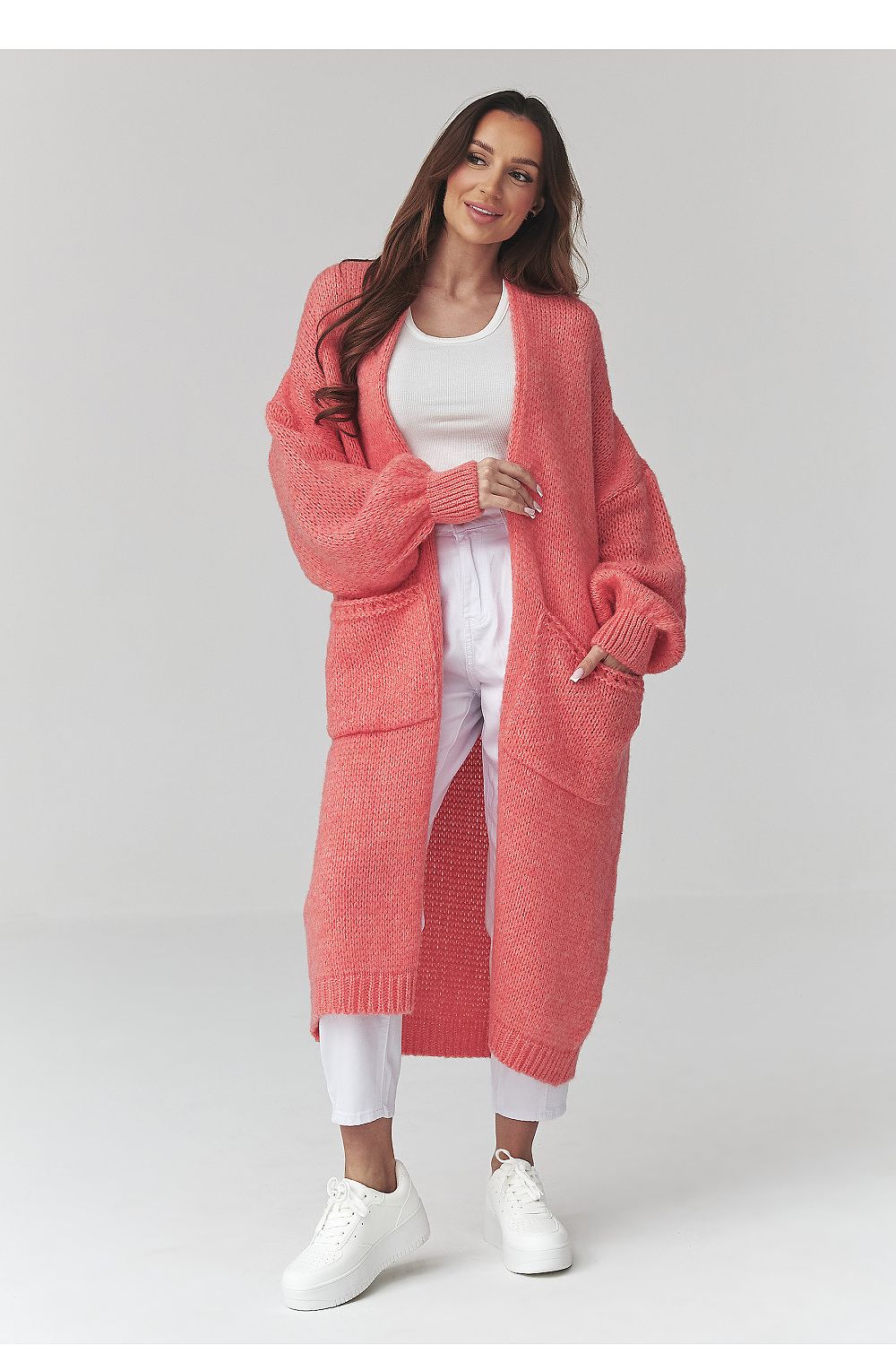 Cardigan model 226870 Makadamia