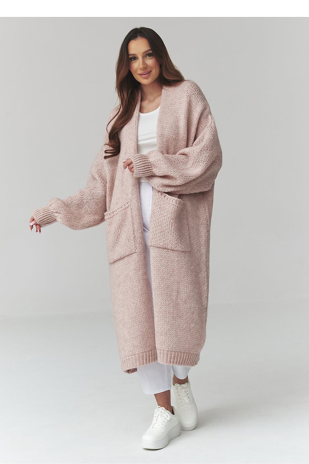 Cardigan model 226874 Makadamia