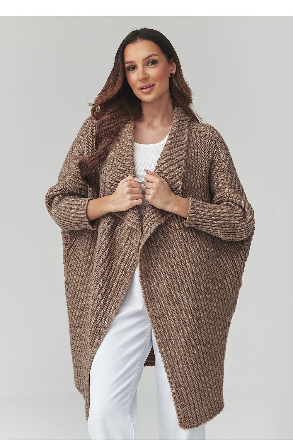 Cardigan model 226877 Makadamia
