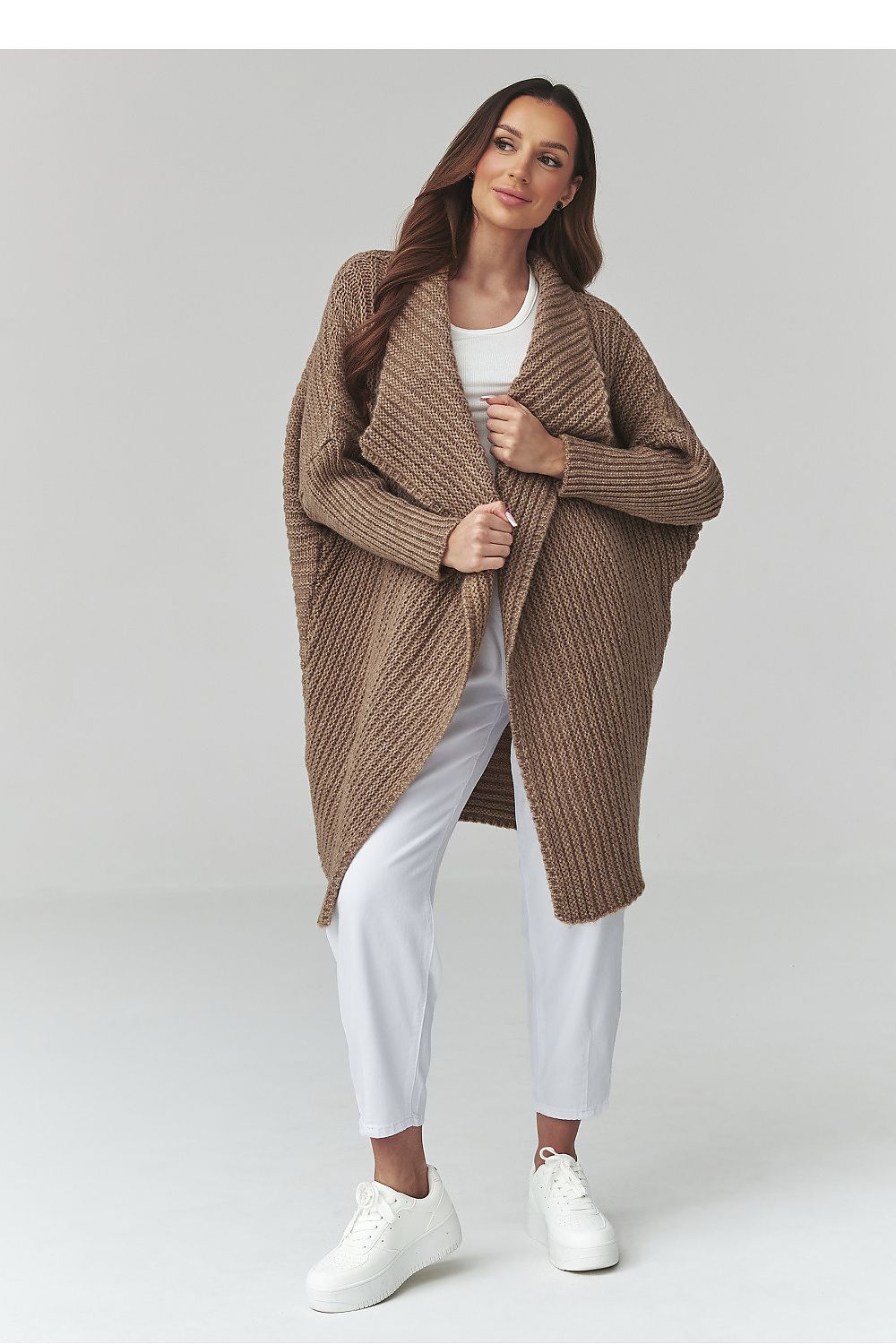 Cardigan model 226877 Makadamia