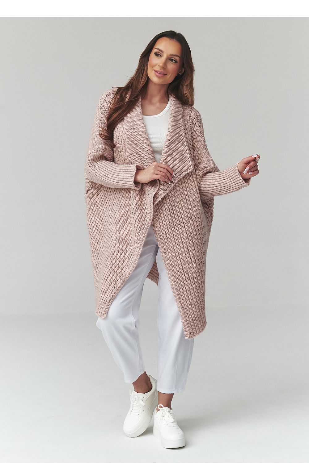 Cardigan model 226883 Makadamia