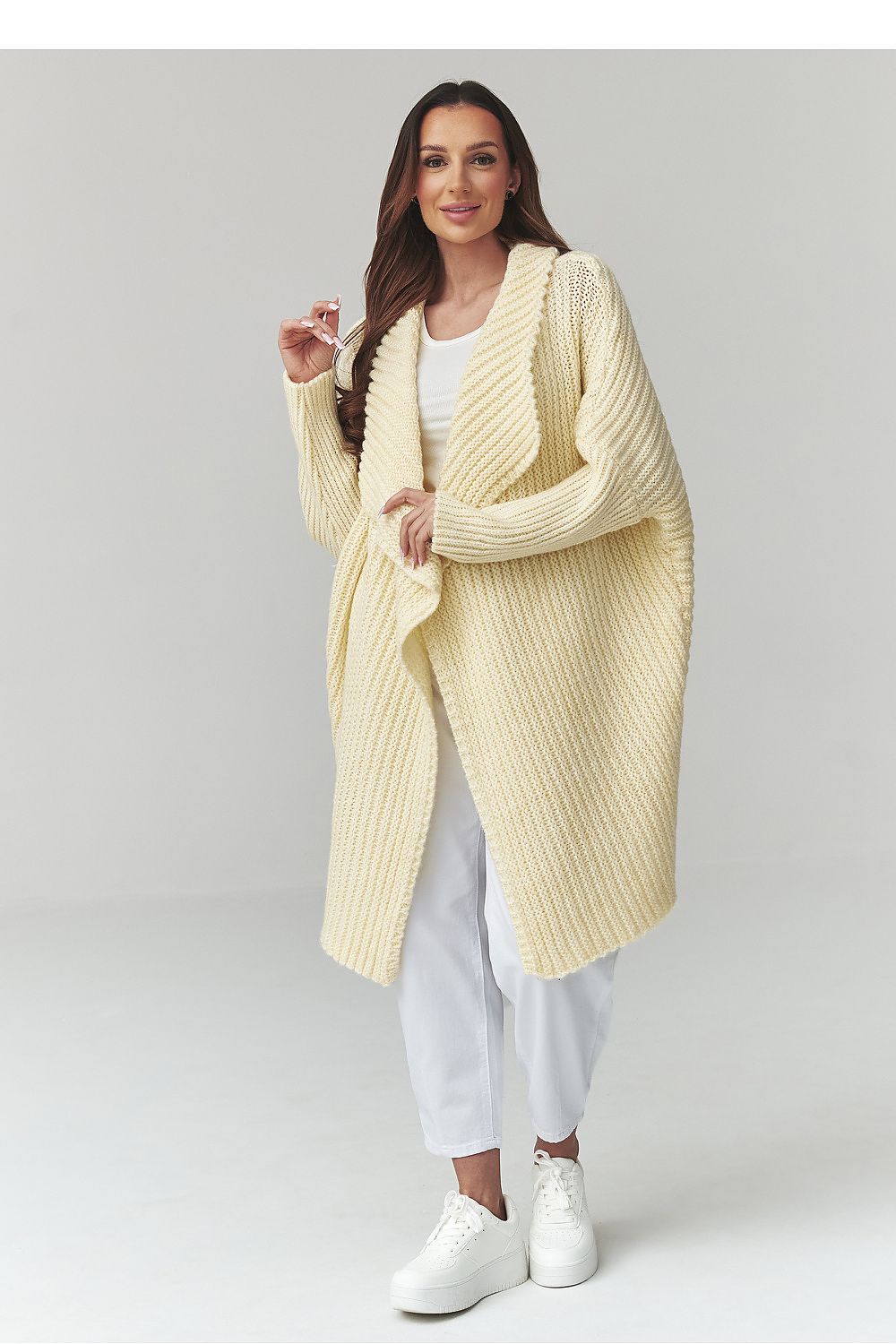 Cardigan model 226885 Makadamia