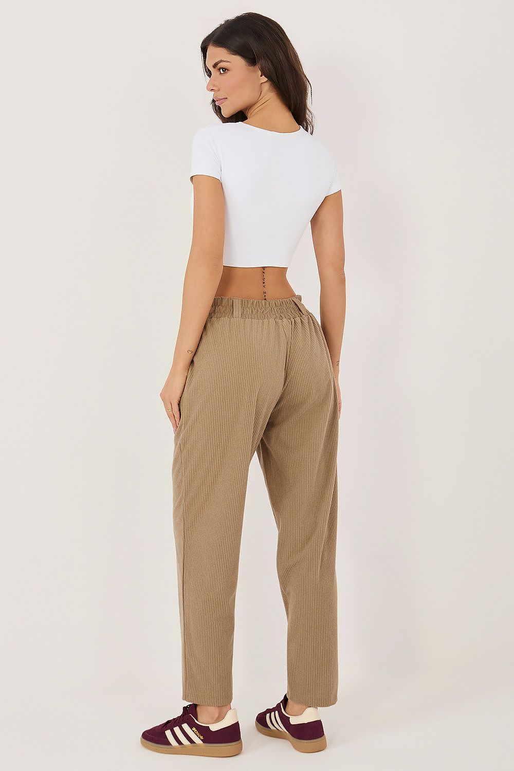 corduroy trousers model 226968 Rue Paris