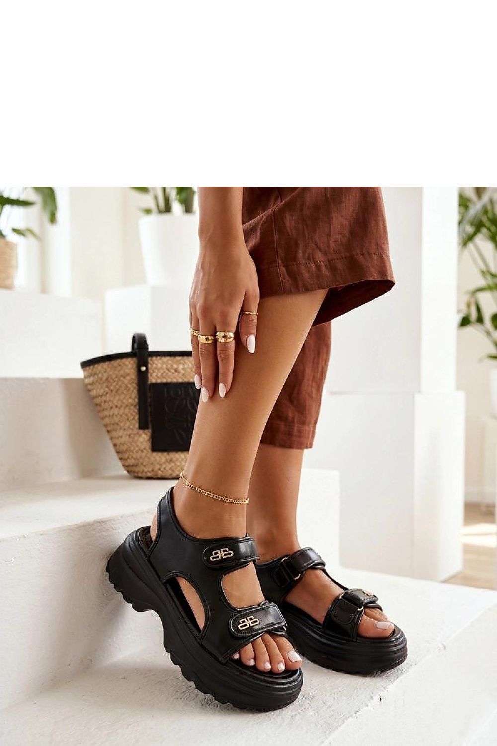Platform sandals model 228194 Solea
