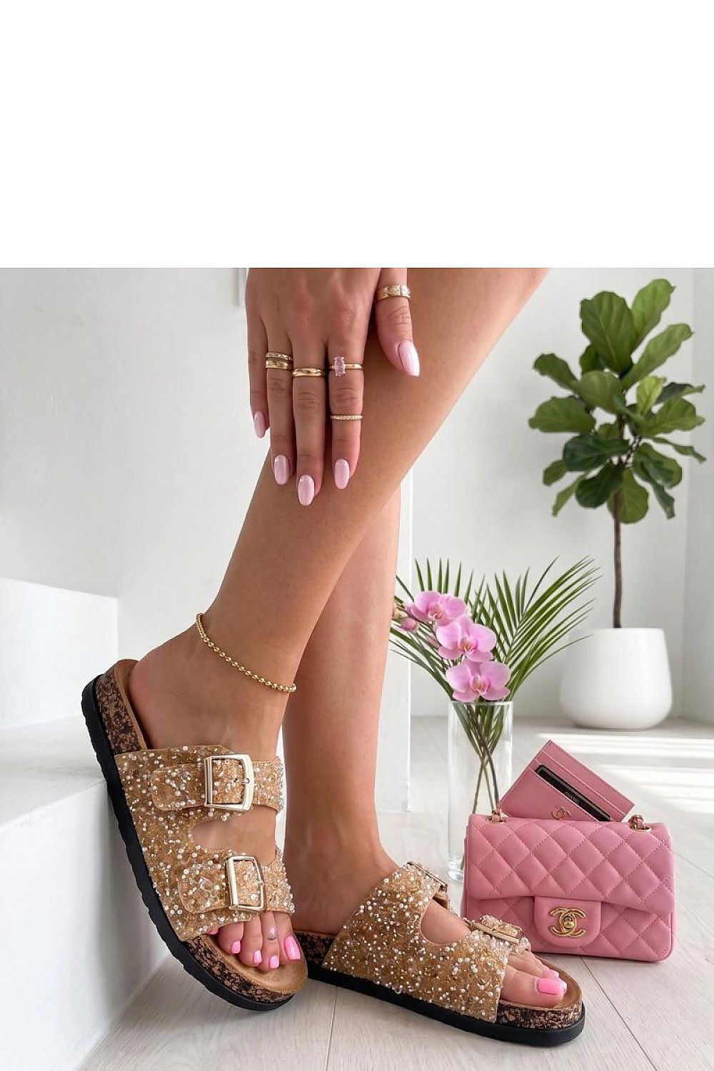Platform sandals model 228207 Solea