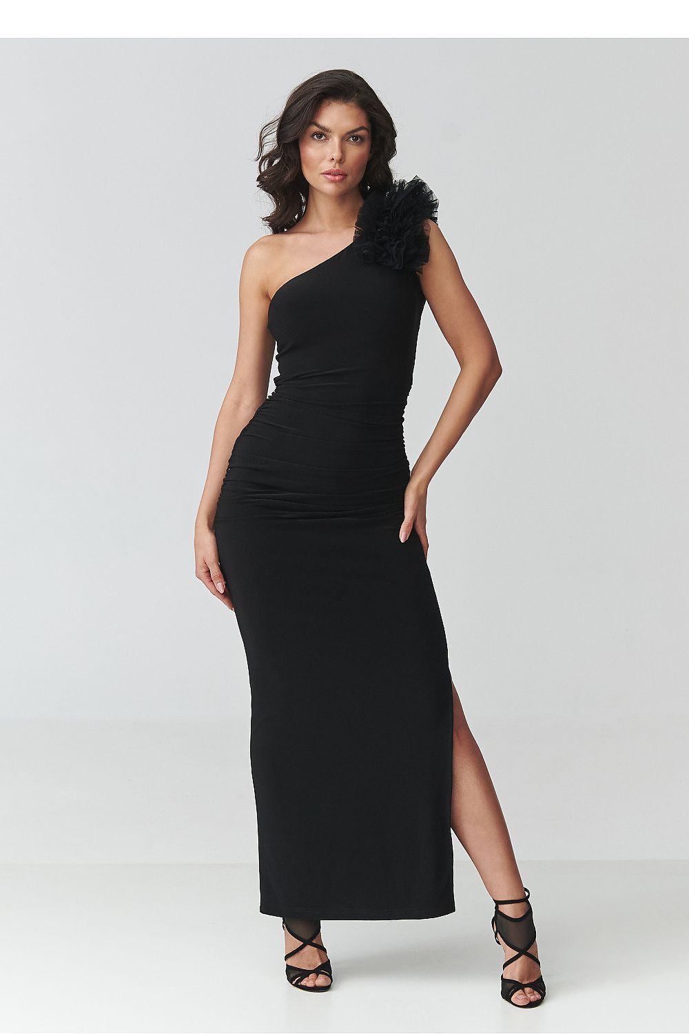 Long dress model 228320 Makadamia