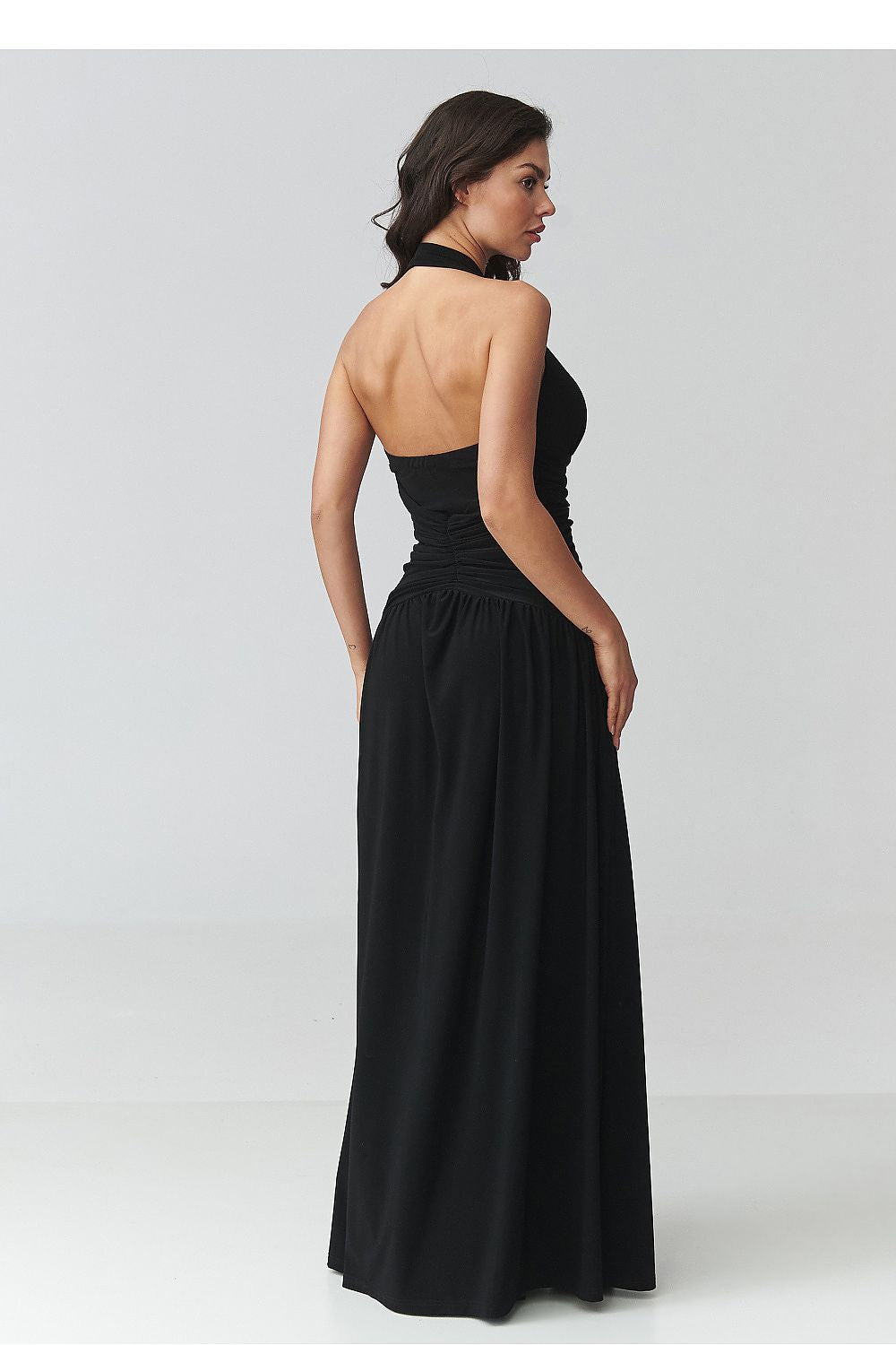 Long dress model 228323 Makadamia