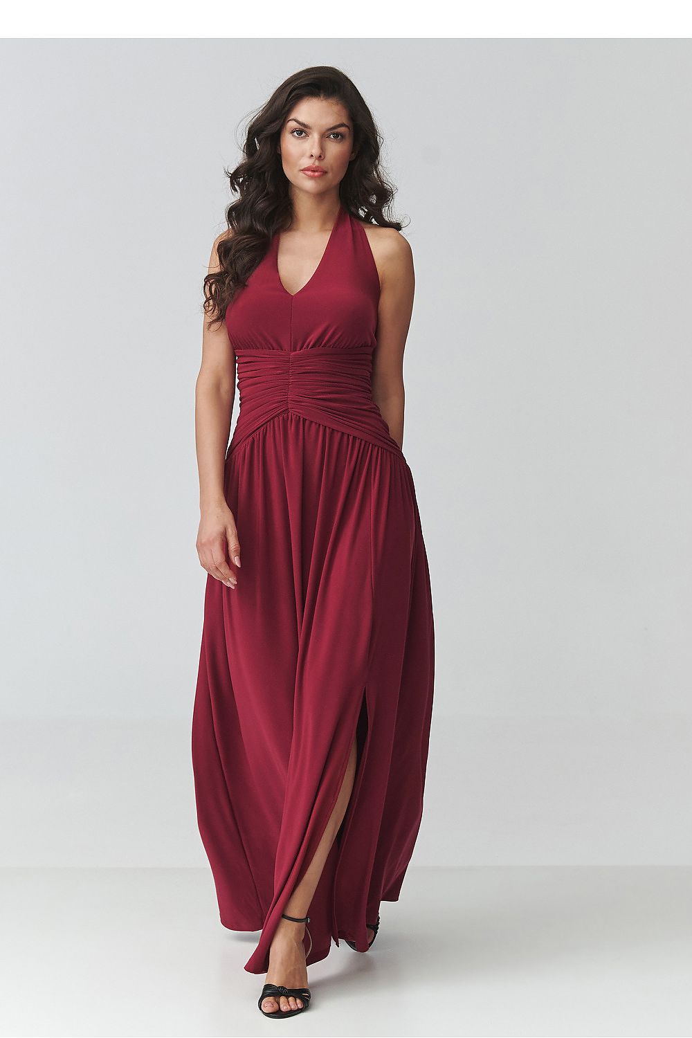 Long dress model 228324 Makadamia